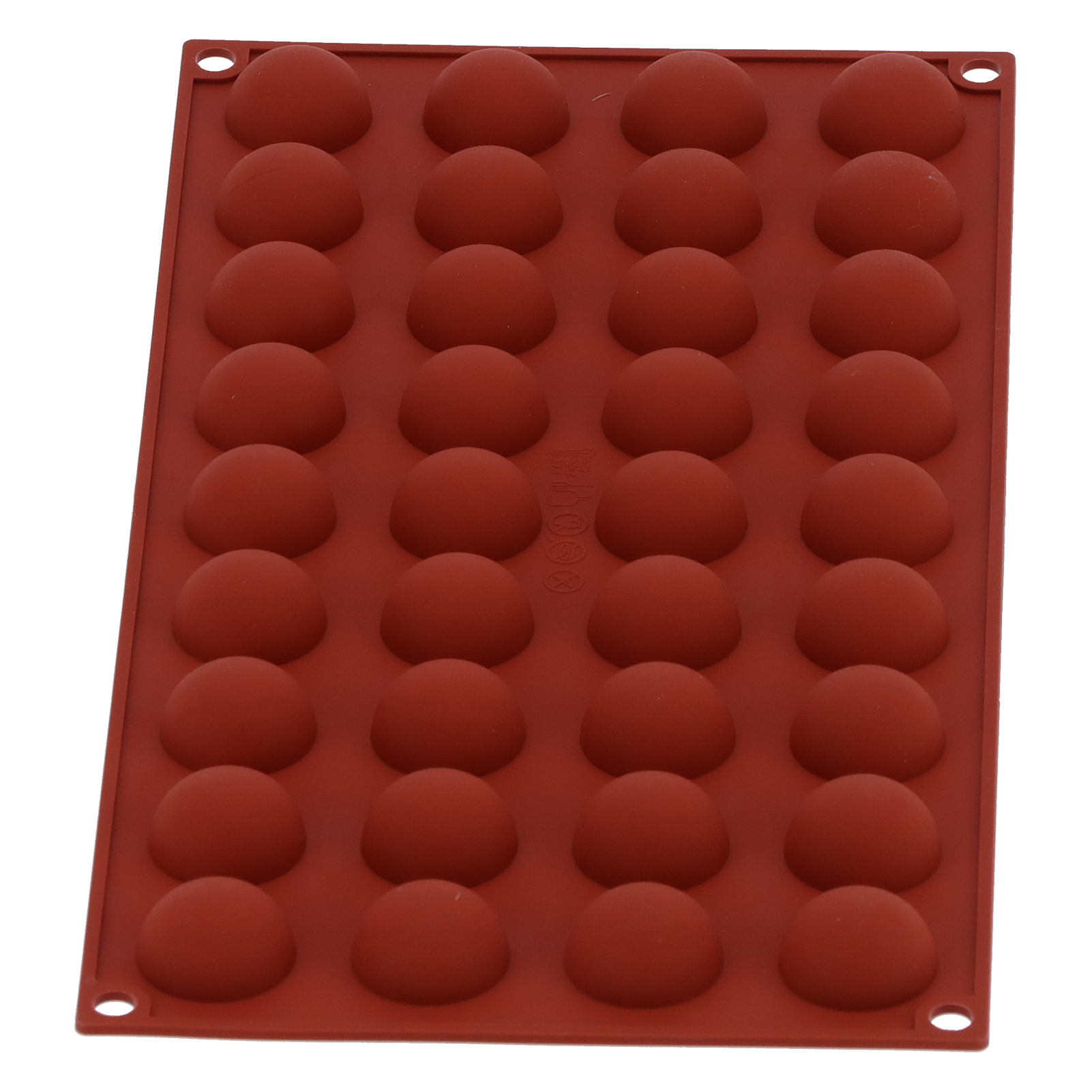 Silikonform, Lebensmittelecht, Halbkugelförmig, Kuchenform, Tablett Für Schokolade, Seife, Haushalt, Küche (36 Löcher)