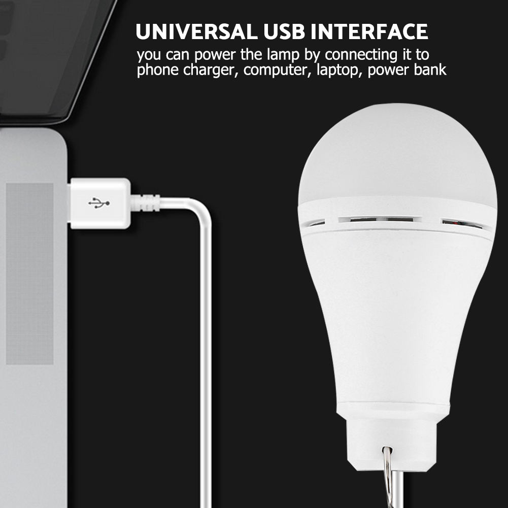 5v Usb Led-glühbirne Notlampe Für Outdoor-camping, Wandern, Zuhause, Lesen (10w)
