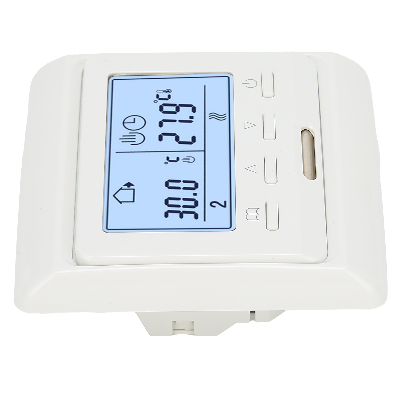 Wandmontierter Thermostat Für 180–230 V Wechselstrom (ac) Zur Temperaturregelung Von Wasser- Und Fußbodenheizungen