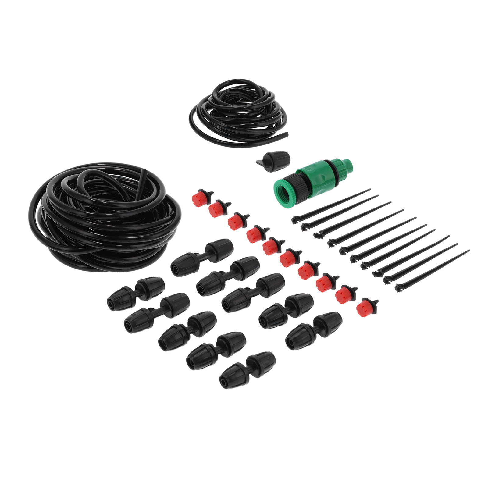 10 M Schlauch 8/11 Verstellbares Tropfer-t-stück-set Für Automatisches Gartenbewässerungssystem