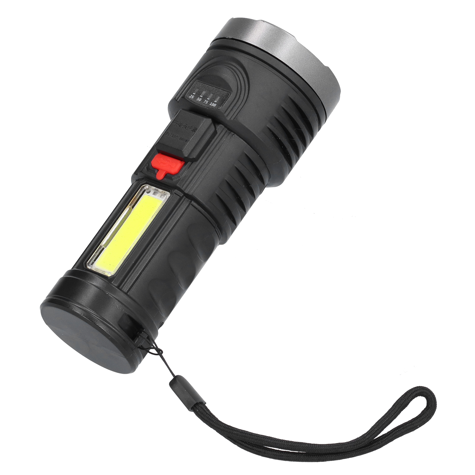 Starke, Usb-aufladbare, Tragbare Taschenlampe – Multifunktional, Wasserdicht, Ideal Für Outdoor-aktivitäten Wie Camping, Notfälle Und Arbeiten.