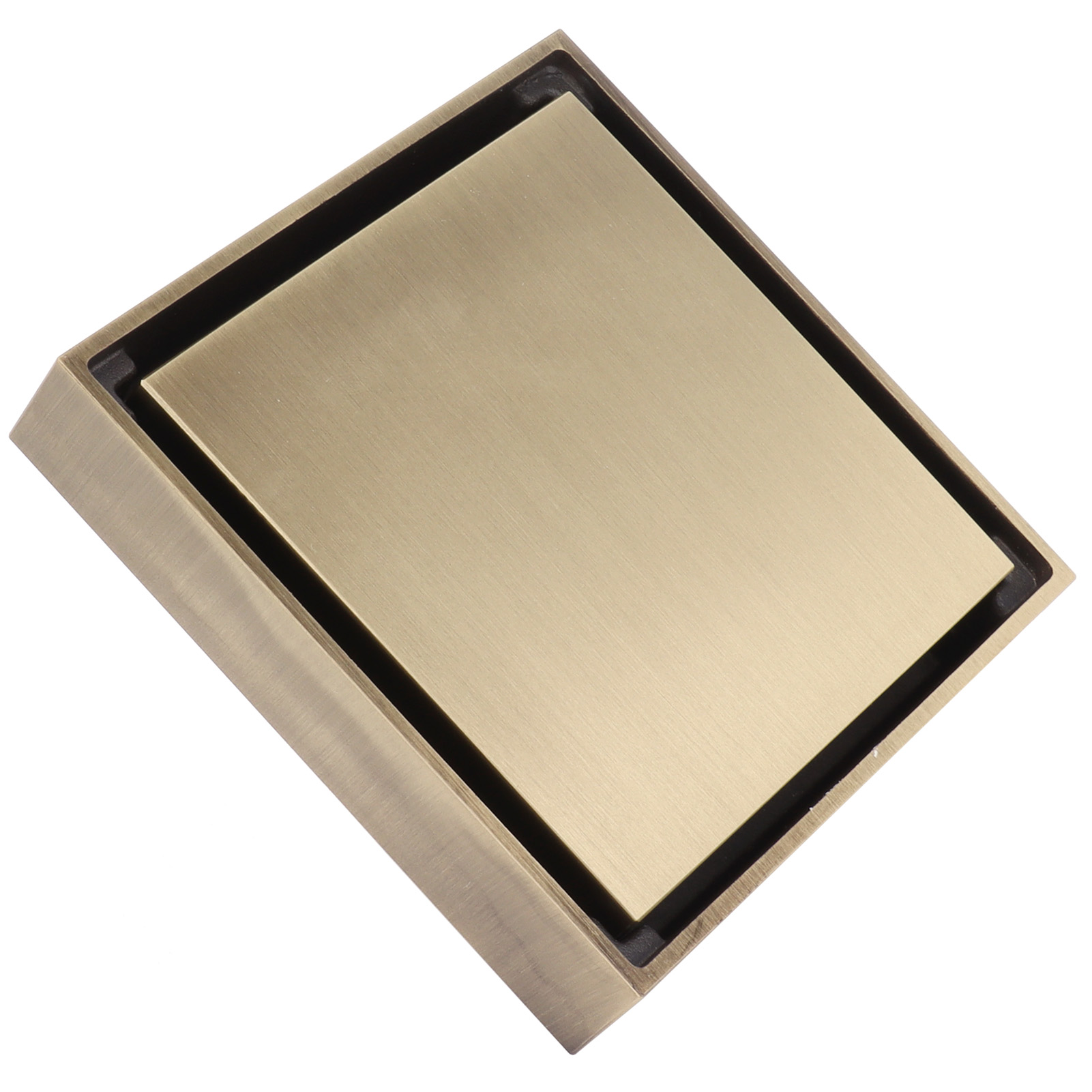 10x10cm Bodenablauf Aus Antikem Kupfer, Geruchsneutralisierend, Für Küche, Bad Und Hotel