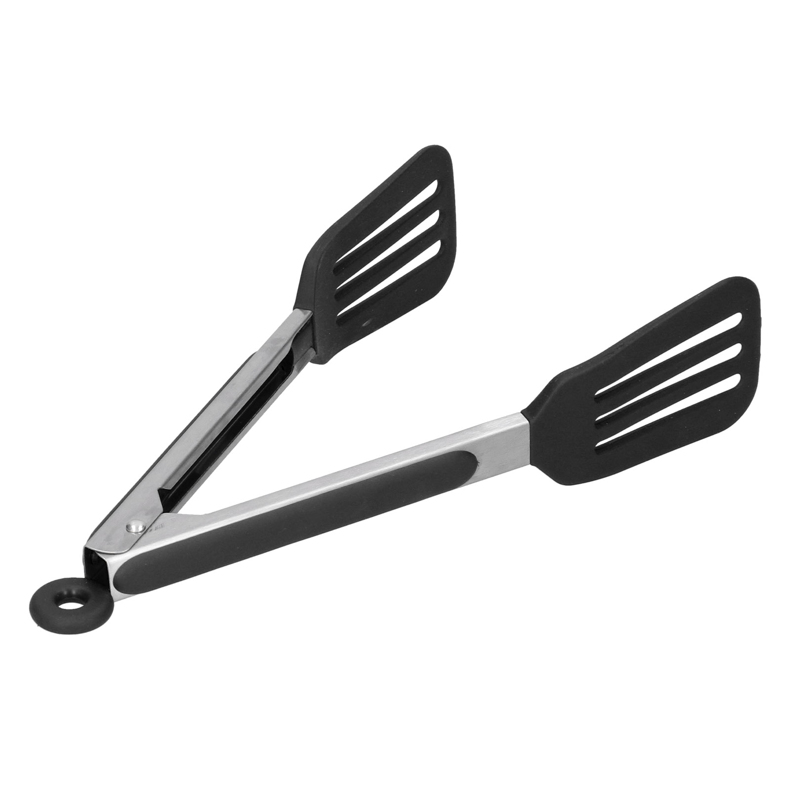 Zusammenklappbare Grillzange Aus Edelstahl Mit Silikonkern Für Grill Und Küche