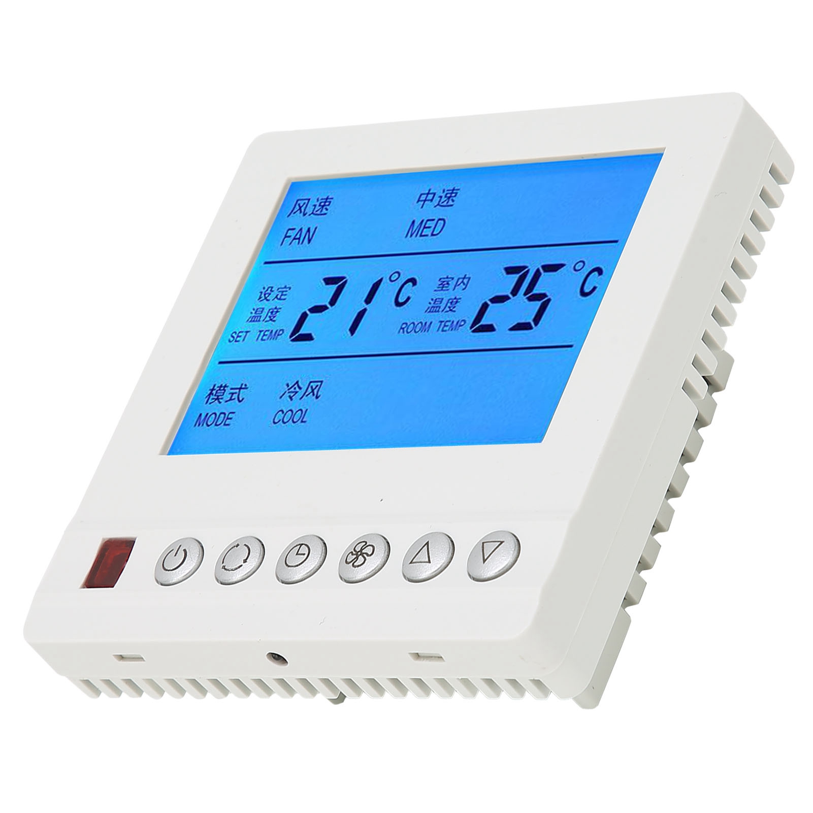 Ac220v Smart-thermostat Für Zentrale Klimaanlagen, Wassertemperaturregelung, Dreistufiger Schalter, Thermostat Für Den Innenbereich