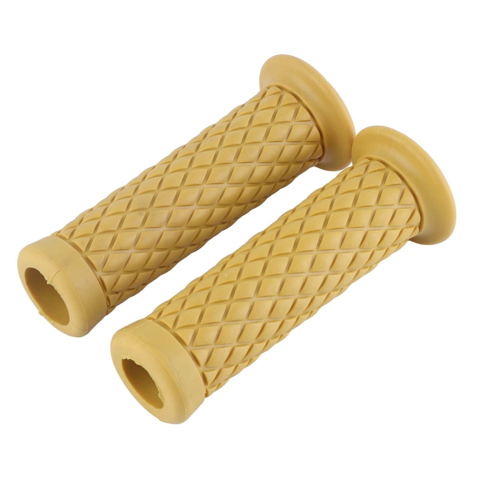 Universelle Gummigriffe Für Motorradlenker, 7/8" (22 Mm), Fluoreszierend Gelbe Spitzen, 1 Paar