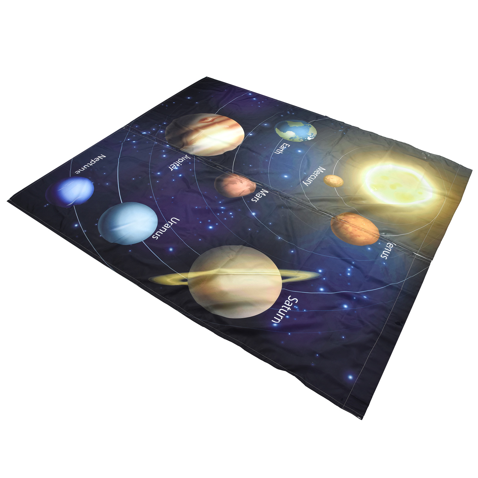 Hochwertiger Verdunkelungsvorhang, Kreativer 3d-digitaldruck, Planeten-serie, 150 X 166 Cm, Muster 39