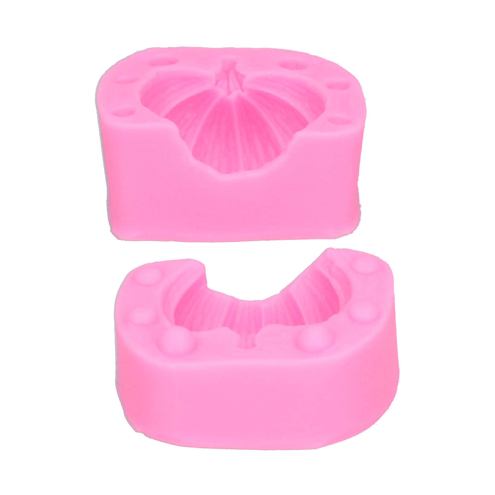 Silikonform, Lebensmittelecht, Kürbisform, Diy-backform, Zubehör Für Pudding, Eiscreme, Kuchen, Handgemachte Seife, Rosa