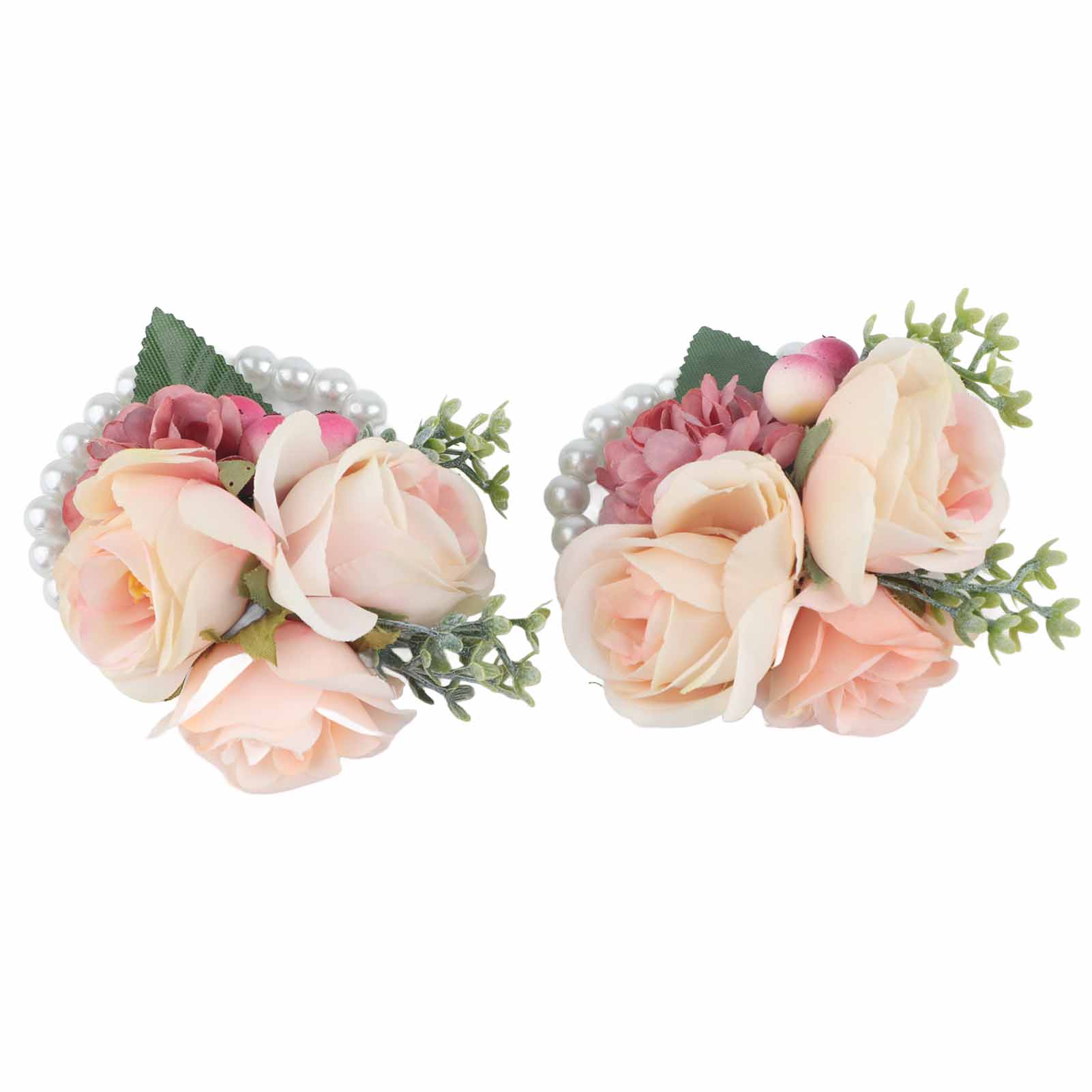 2 Stück/beutel Künstliche Handblumen Für Brautjungfern, Ideal Für Hochzeitsfeiern, Cocktailpartys Und Mehr – Rosa