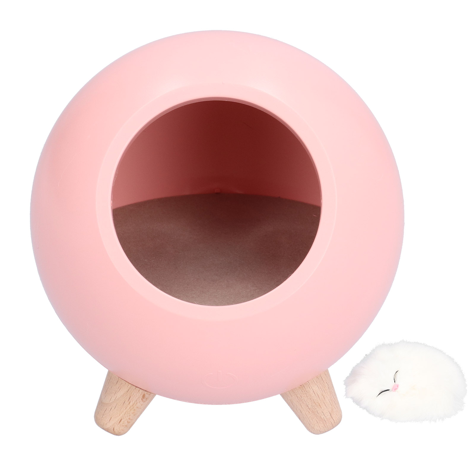 Usb-atmosphärenlampe Für Kinderzimmer, Mädchen, Nachttischlampe, Cartoon-led, Warmweißes Licht, Rosa