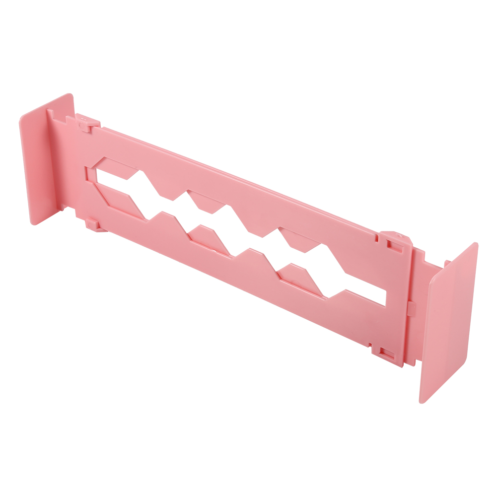 Verstellbarer Schubladeneinteiler Aus Holzschindeln Für Die Küche (rosa)