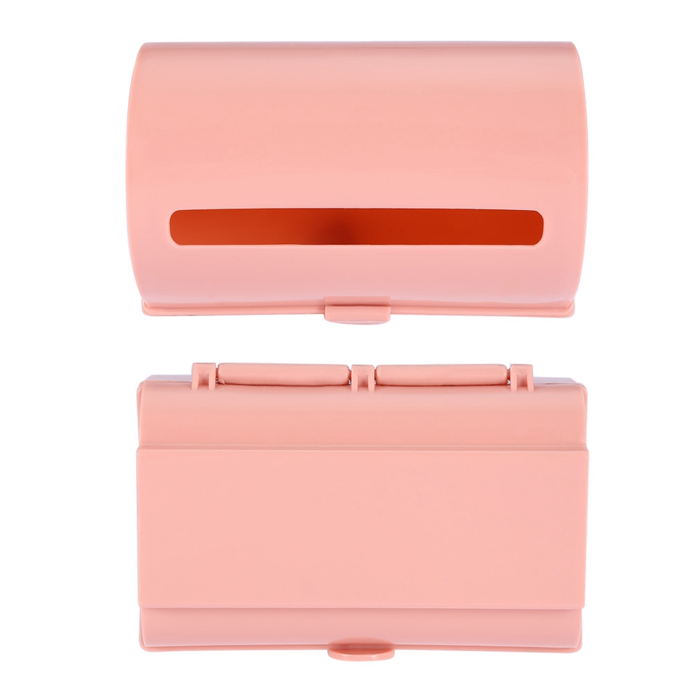 Selbstklebende Wandhalterung Für Müllbeutel, Aufbewahrungsbox, Organizer, Rosa
