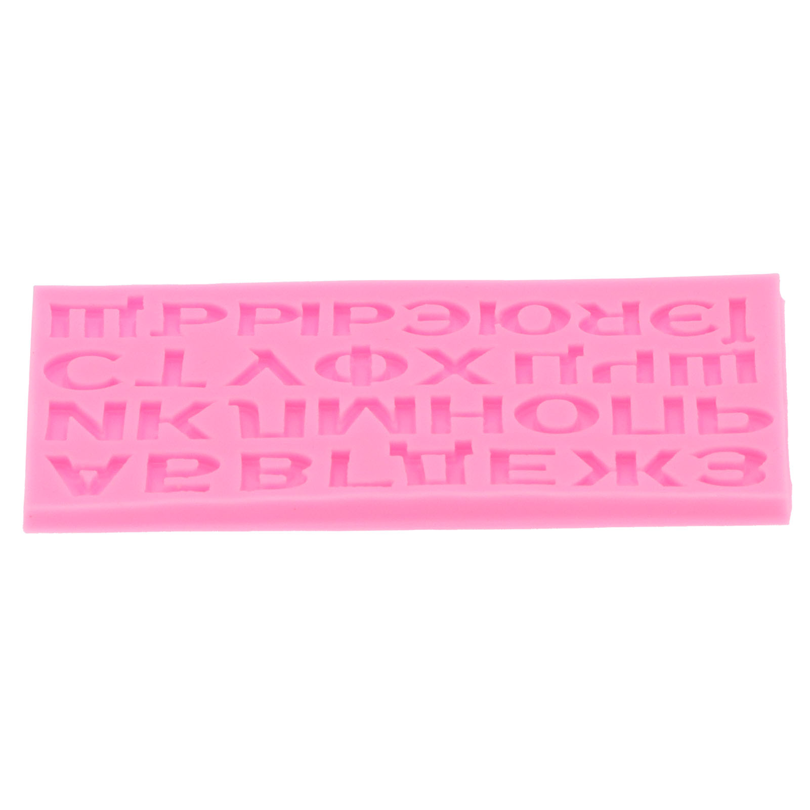 Russische Buchstaben-form, Flüssige Silikon-kuchen- Und Schokoladenform, Diy-backform Für Bäckerei Und Zuhause, Rosa