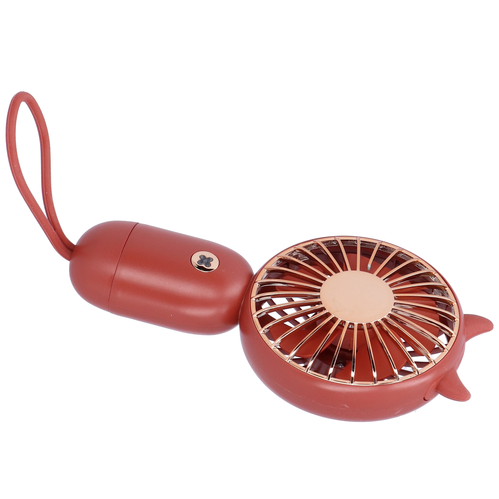 Verstellbarer Mini-ventilator, Tragbarer, Leiser Usb-handventilator Für Schule, Outdoor, Zuhause Und Büro, Jujube Red