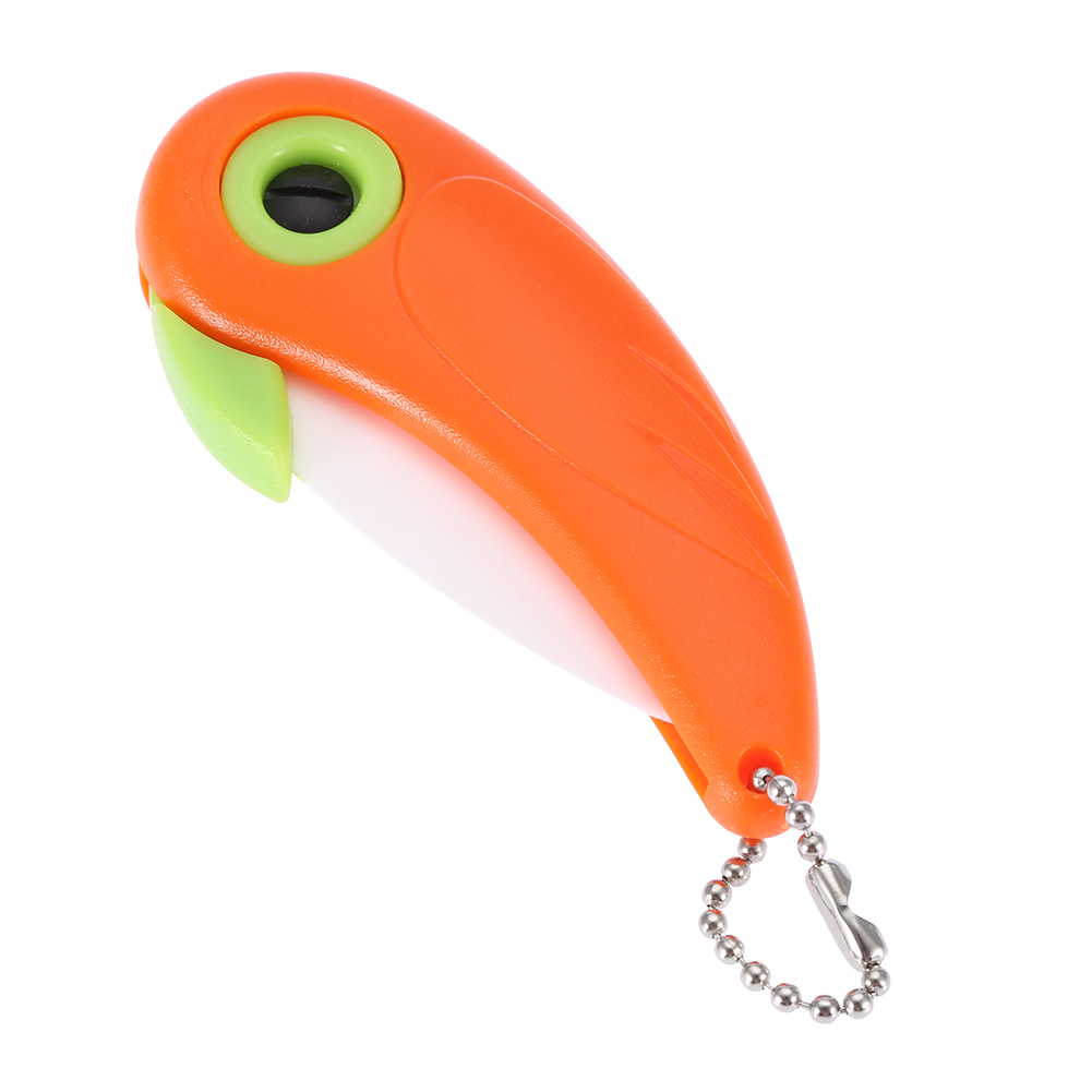 Mini Bird Küchen-klappmesser Aus Keramik Für Obst Und Gemüse (rot)