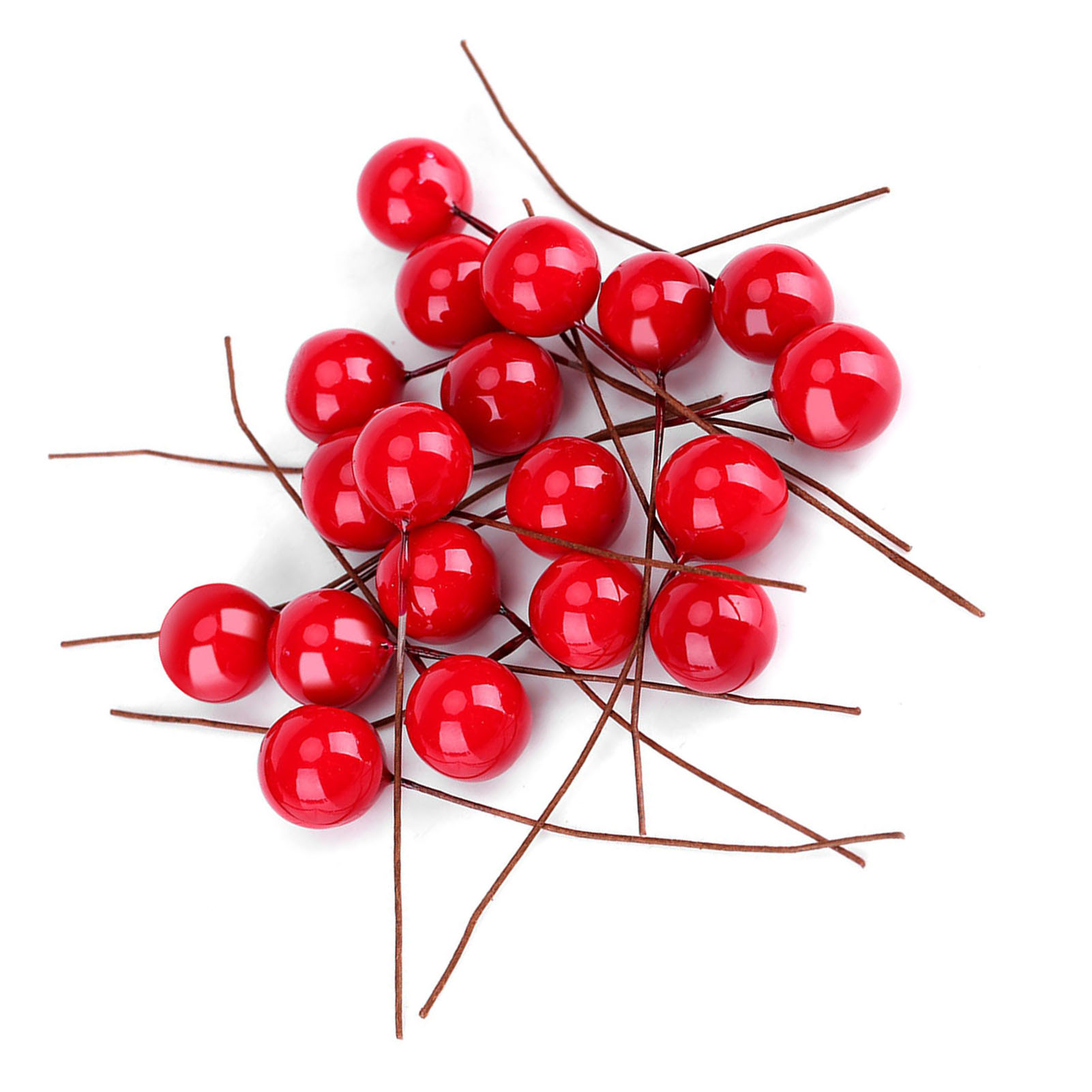100 Künstliche Rote Stechpalmenbeeren Als Weihnachtsdekoration Zum Aufhängen