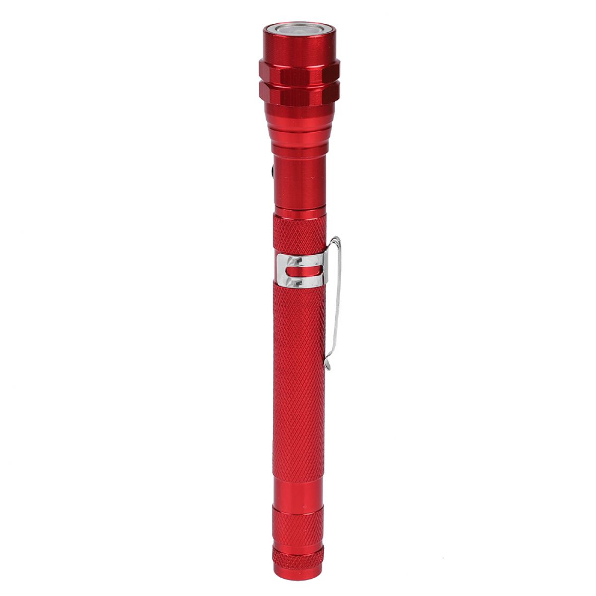 Multifunktionale, Flexible Mini-teleskop-led-taschenlampe Mit Drehbarem Lampenkopf Und Magnetischem Ende (rot)