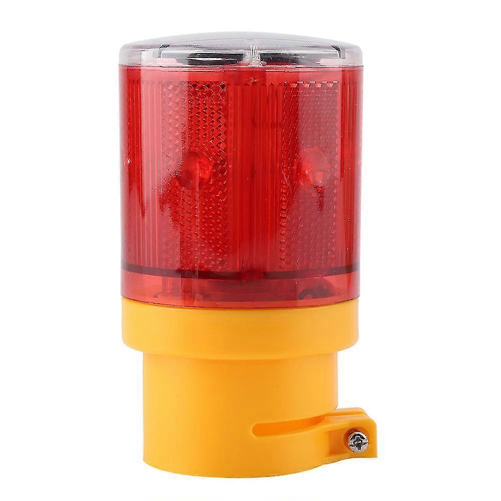 Blinkende Led-warnleuchte, Solarbetrieben, Notfall-sicherheitsalarm-blitzlampe (rot)