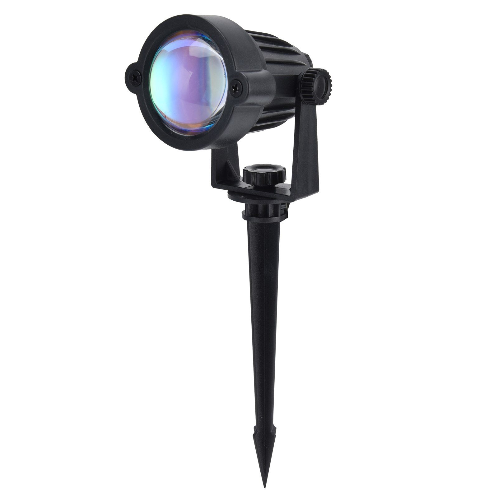 Usb-betriebene Led-projektions-bodenleuchte, Wasserdicht, Dekorativ, Für Garten Und Hof, Rote Sonnenuntergangsfarbe