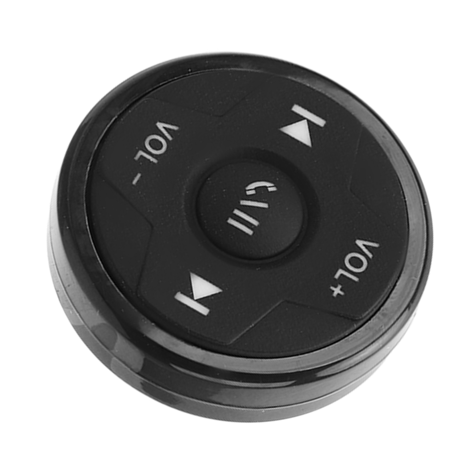 Kit De Télécommande Bluetooth À Appairage Facile Pour Ios Et Android, Avec Boutons Multimédias Pour Volant De Vélo Ou De Moto. Compatible Avec Les Appareils Ios Et Android.
