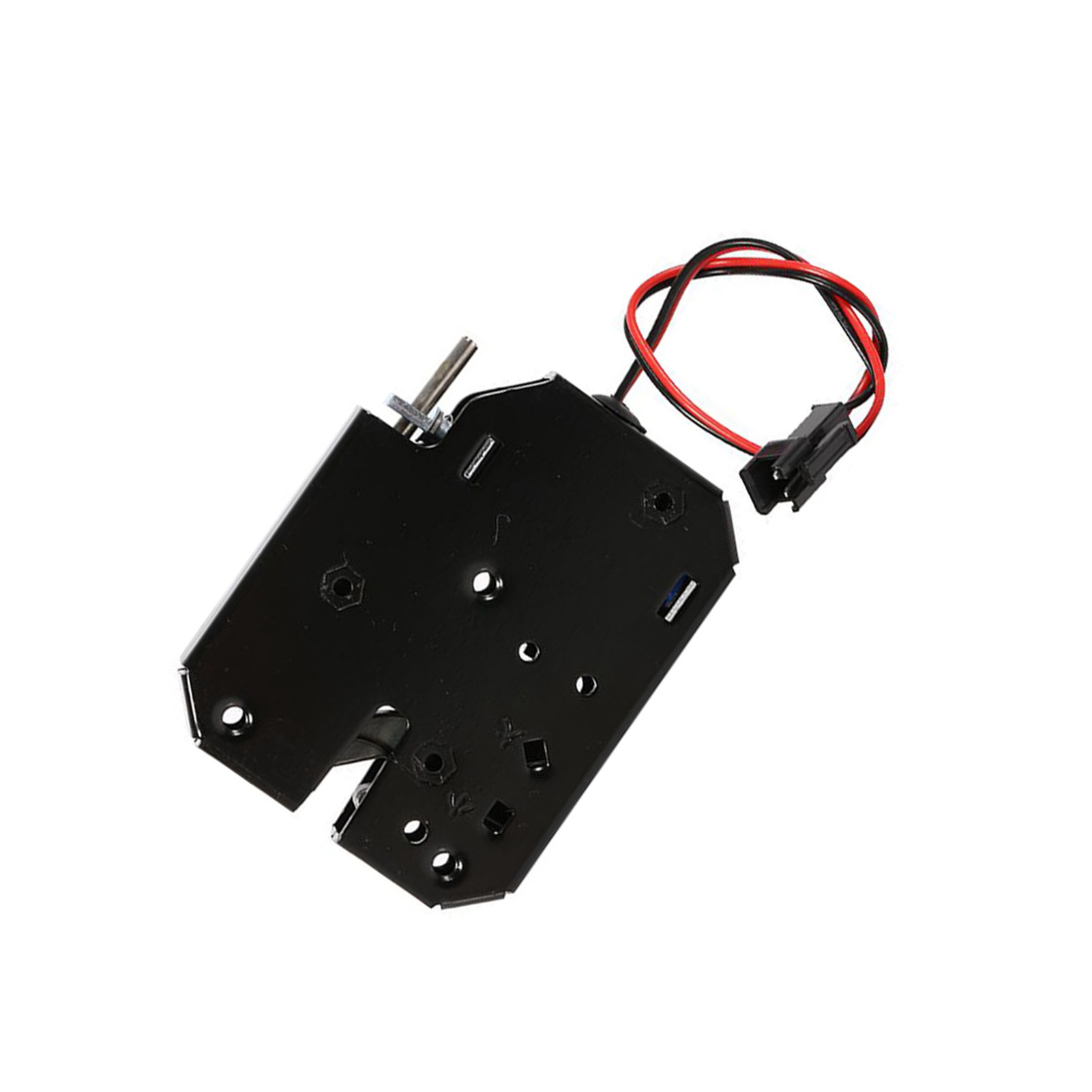 12 V Dc, 2 A Elektromagnetischer Schaltschrankriegel Aus Kohlenstoffstahl, Schwarz
