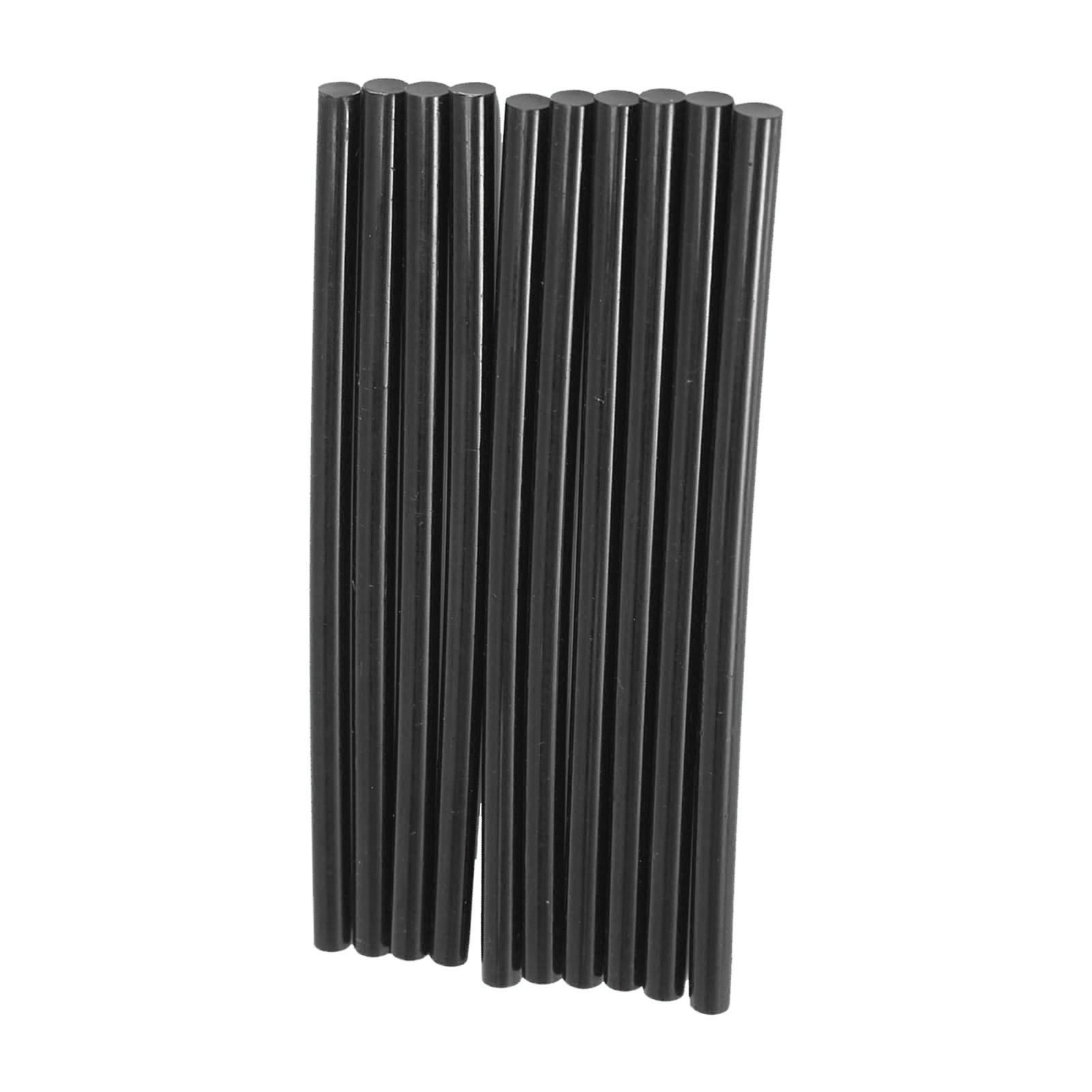 10er-set 7 X 150 Mm Farbige Heißklebesticks Für 20-w-heißklebepistolen, Schwarz