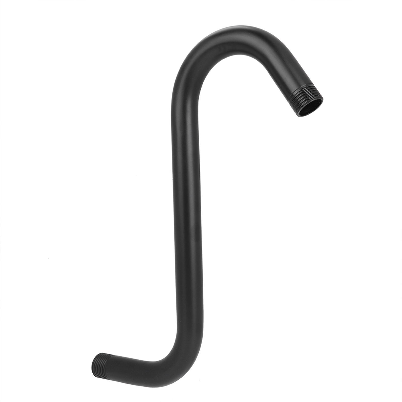 Zoll (ca. 20 Cm) Langer, Hochgezogener Duschverlängerungsarm Aus Edelstahl 201 Mit S-förmiger Biegung, G1/2"-form, Badezimmerzubehör, Schwarz