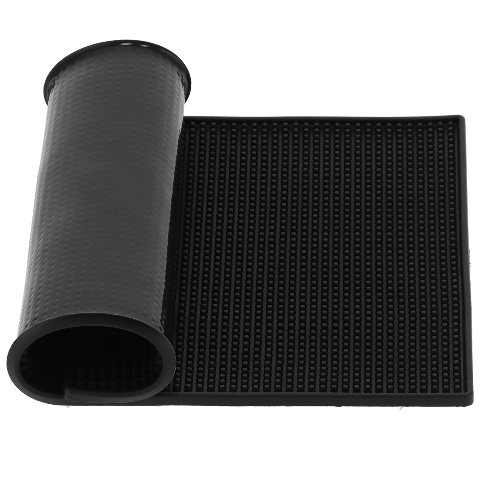 Dicke Barmatte, Rutschfeste Gummiunterlage, Platzset Für Küche, Hotel, Restaurant, Café, Schwarz (30 X 15 Cm, 11,8 X 5,9 Zoll)