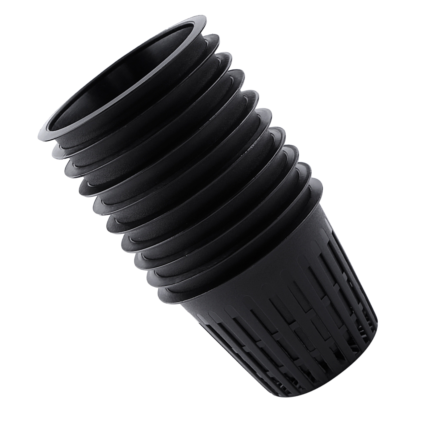 10 Stück Robuste Netztöpfe Und -körbe Für Hydrokultur, Schwarz