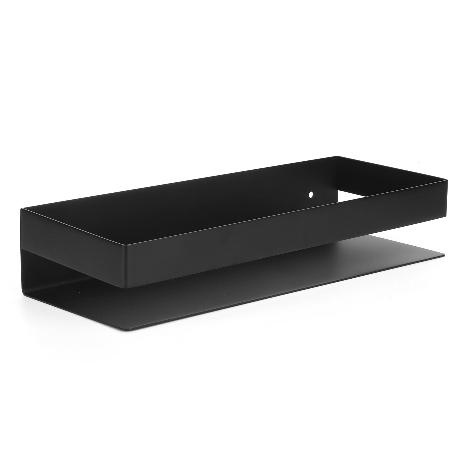 30 Cm Hohes, Mattschwarzes Edelstahl-regal Für Bad Und Küche, Geeignet Für Zuhause