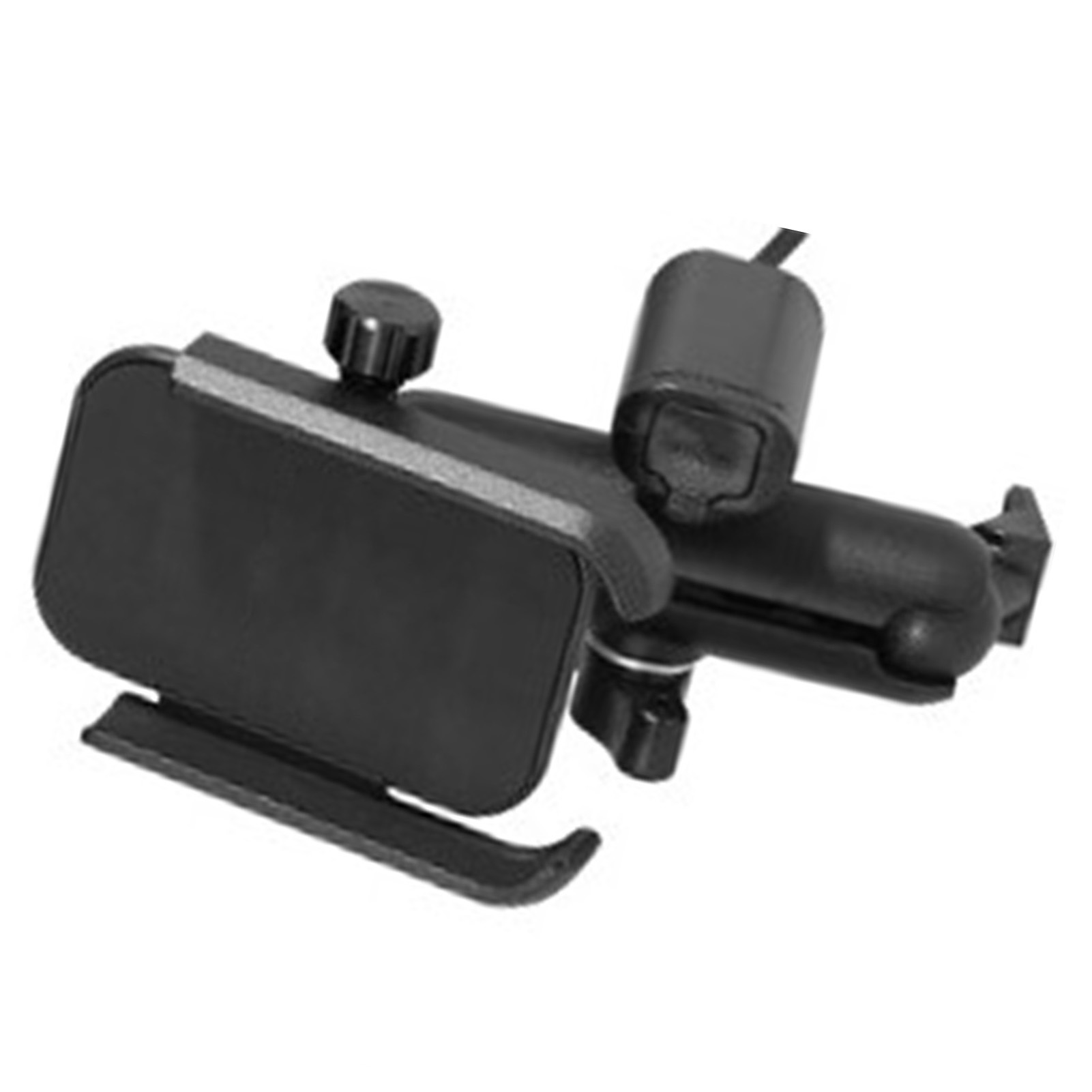 Support De Téléphone Pour Vélo, En Alliage D'Aluminium, Rotatif, Pour Moto, Vélo Électrique Et Vélos 12-24 V, Noir.