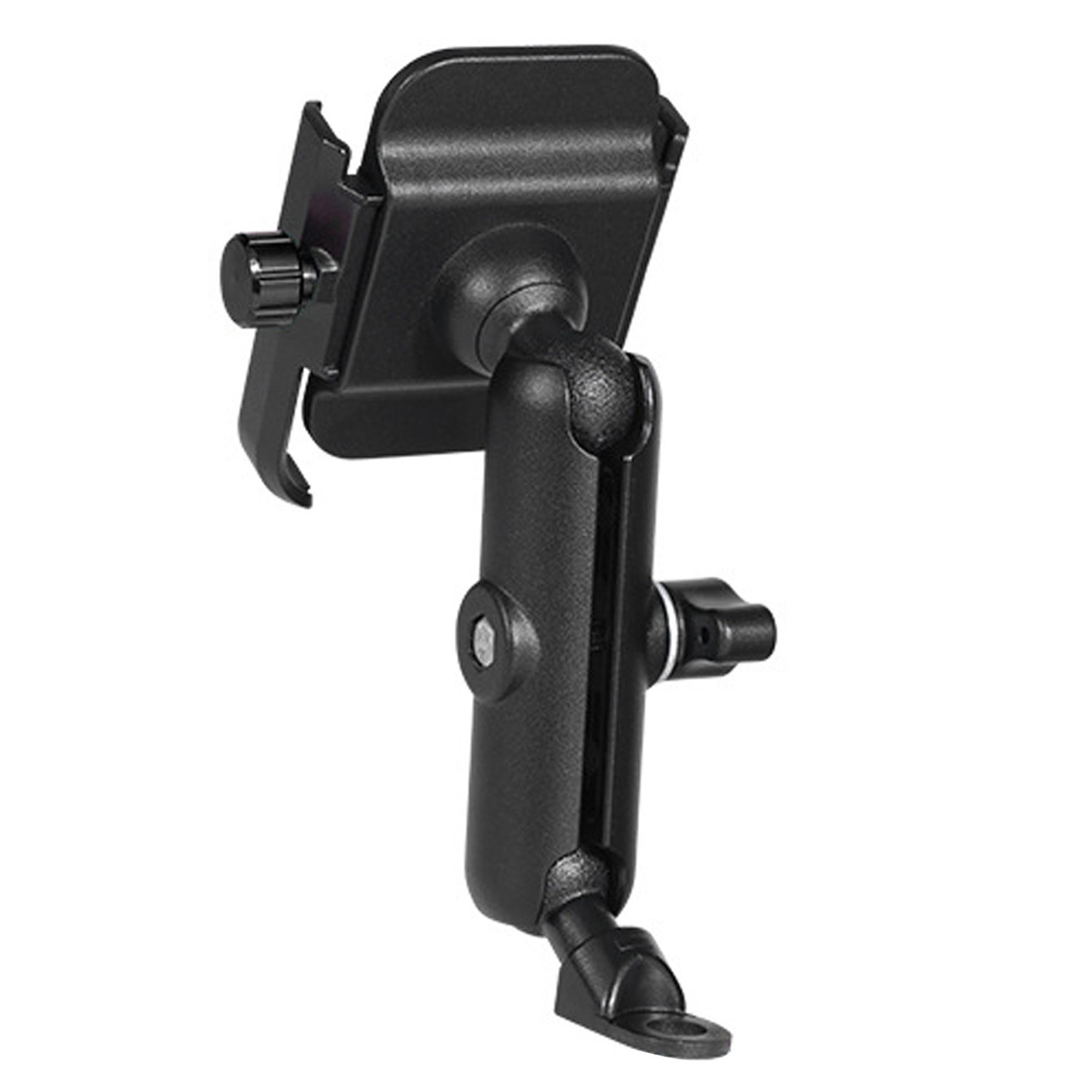 Support De Téléphone Pour Vélo, En Alliage D'Aluminium, Rotatif, Pour Moto, Vélo Électrique Et Vélo Tout-terrain (sans Charge), Noir.