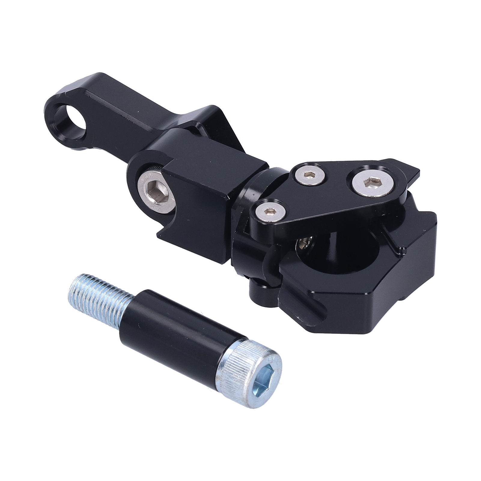 Klappbarer Helmhaken, Lenkertaschenhalter Kompatibel Mit Honda Forza 250/300 2018-2020, Schwarz