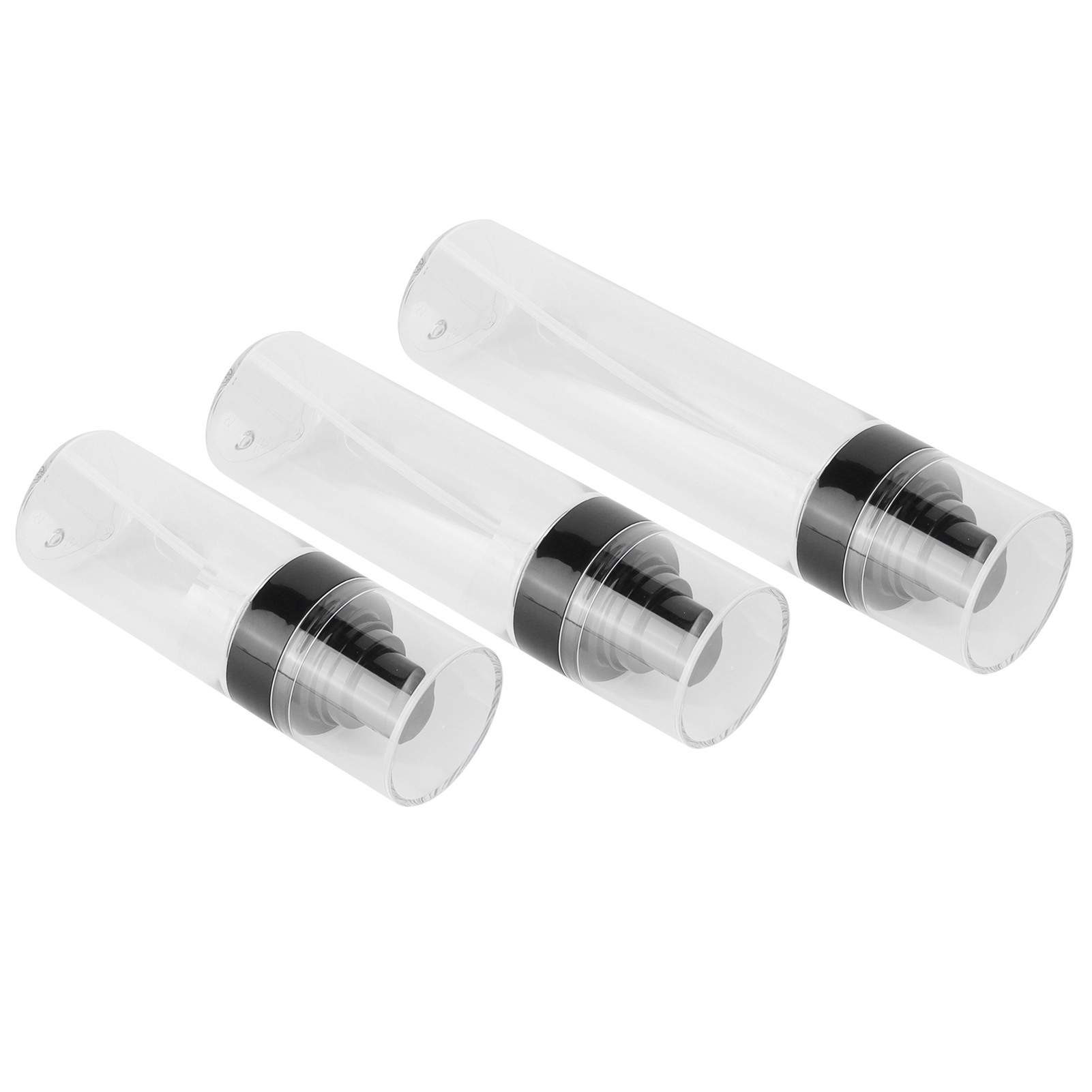 3er-set Transparente Sprühflaschen Mit Deckel Für Gesichtswasser, Ätherische Öle Und Flüssigkeiten (80 Ml, 100 Ml, 120 Ml)