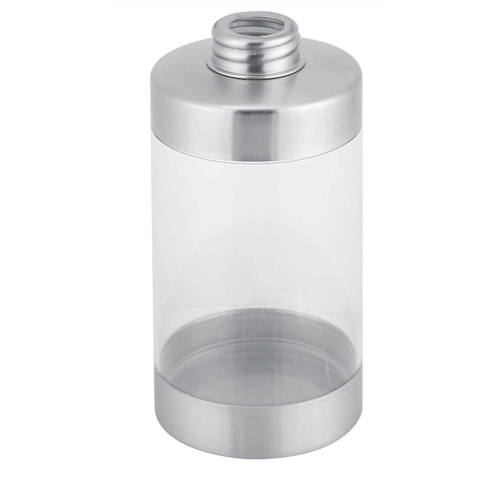 Transparente Wassersprühflasche Aus Edelstahl Und Acryl Mit Sprühkopf, Ideal Zum Gießen Von Pflanzen Und Töpfen.
