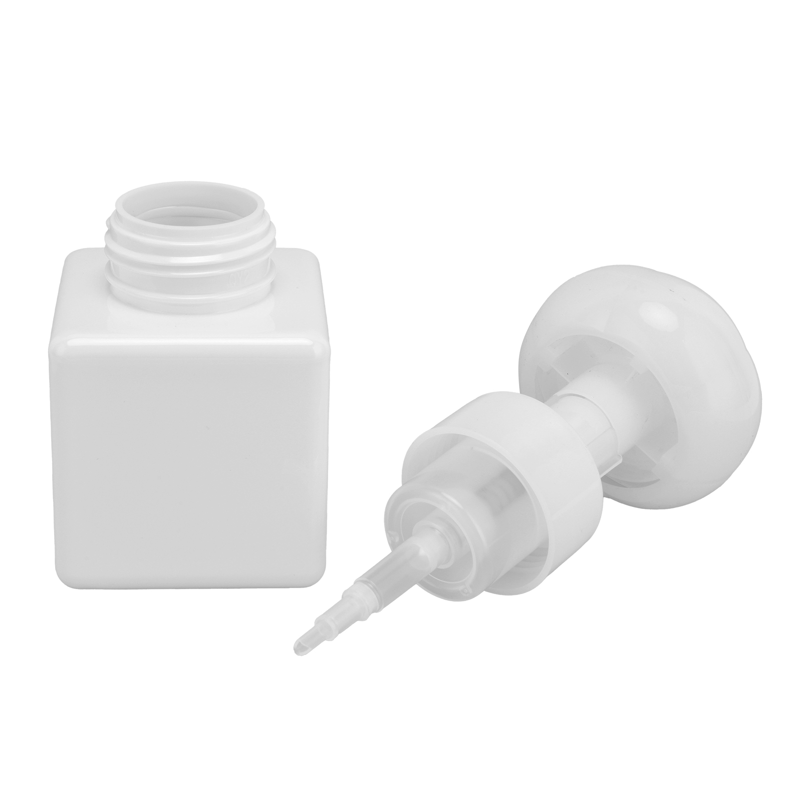 250 Ml Schaumpumpflasche, Tragbarer, Nachfüllbarer, Wiederverwendbarer, Blumenförmiger Flüssigseifenspender (weiß)