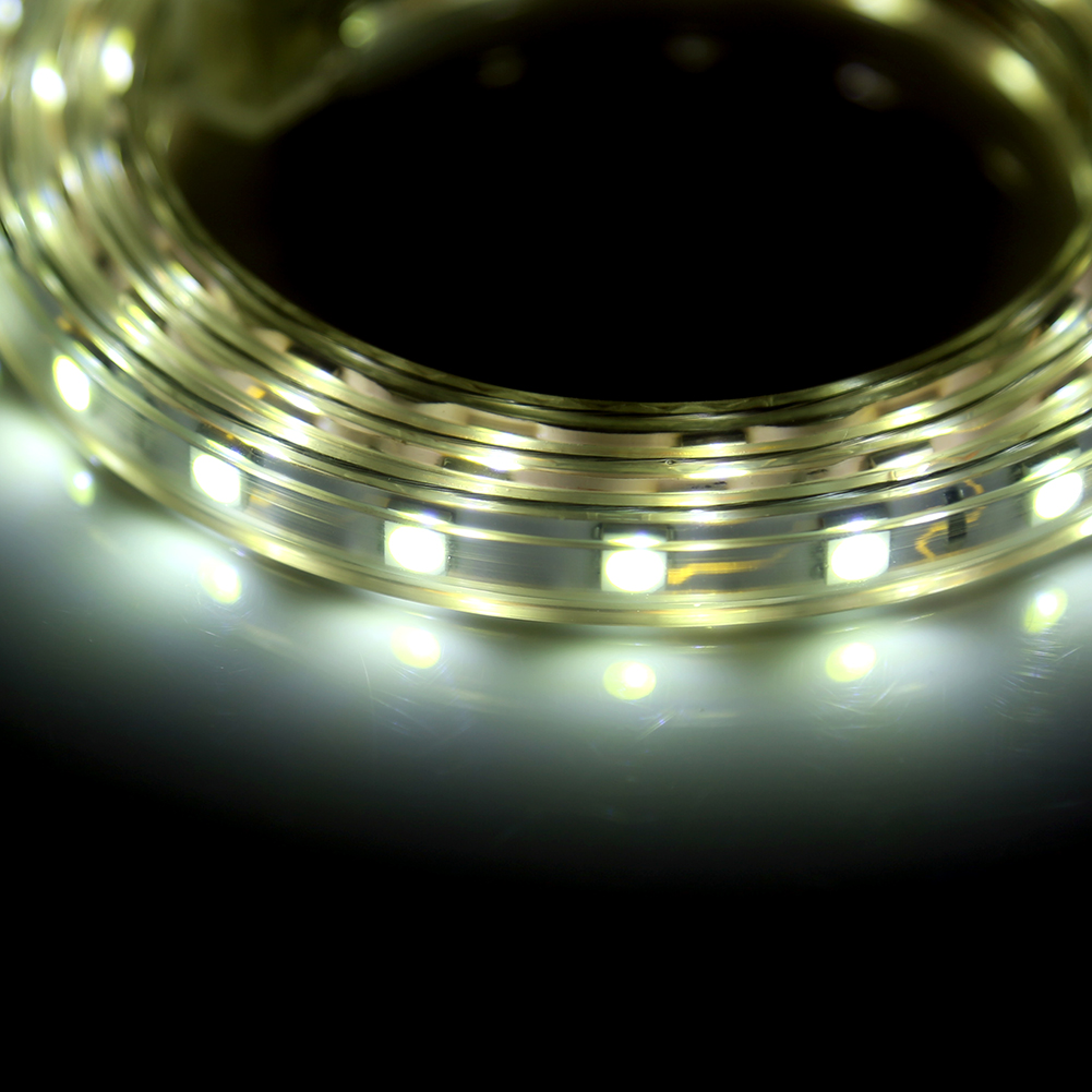 Wasserdichter Smd 5050 Led-streifen, 220 V, 60 Leds/m, Flexibles Led-band, 1 Meter, Weiß