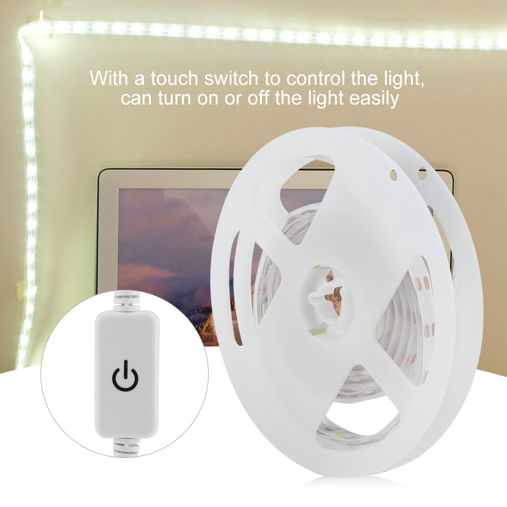 Dimmbare Led-schrankbeleuchtung Mit 60 Leds, Flexibles Led-streifen-set Für Schminkspiegel, Weiß