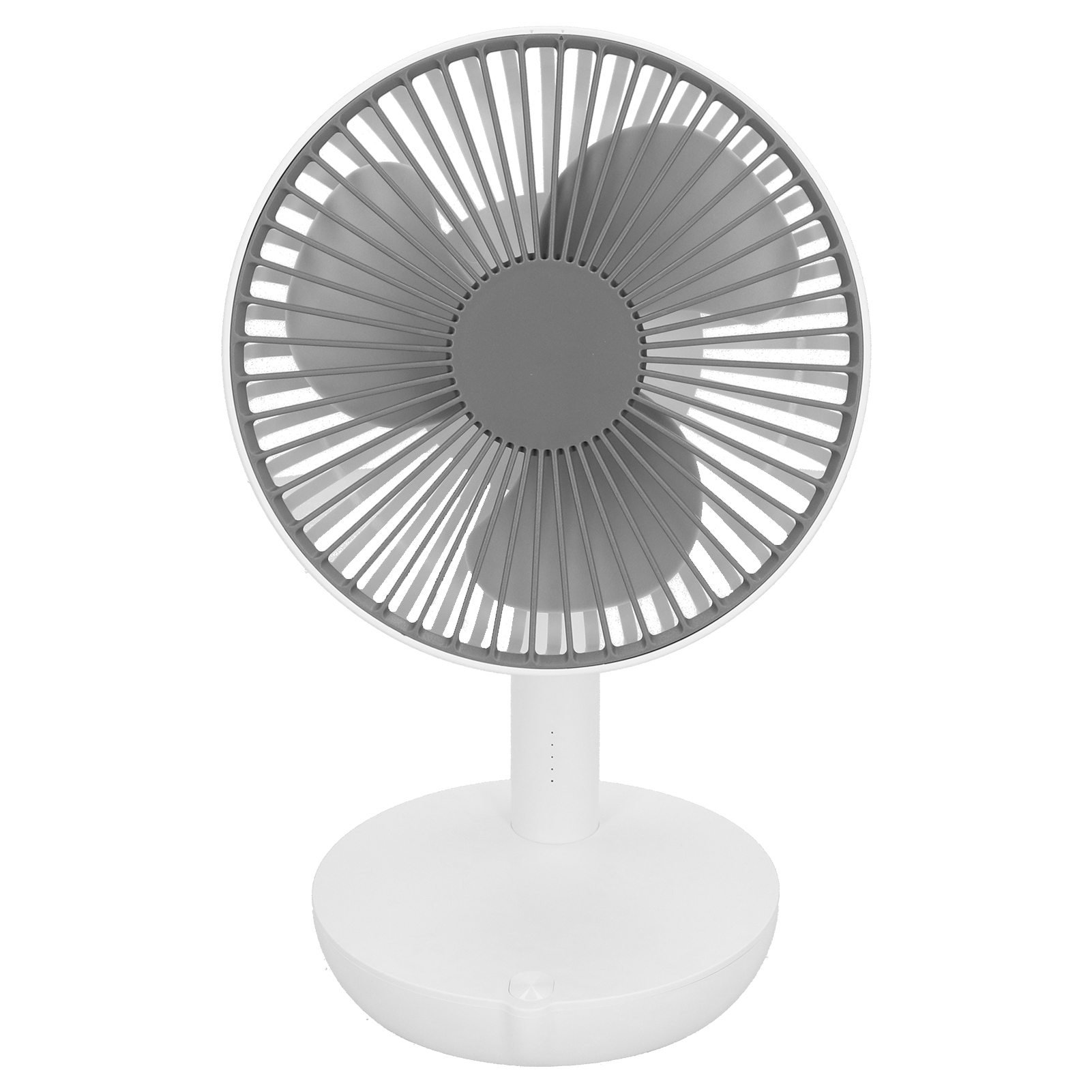 Oszillierender Tischventilator, Wiederaufladbar, Leise, Praktischer Usb-ladeventilator Für Zuhause Und Schule, Weiß
