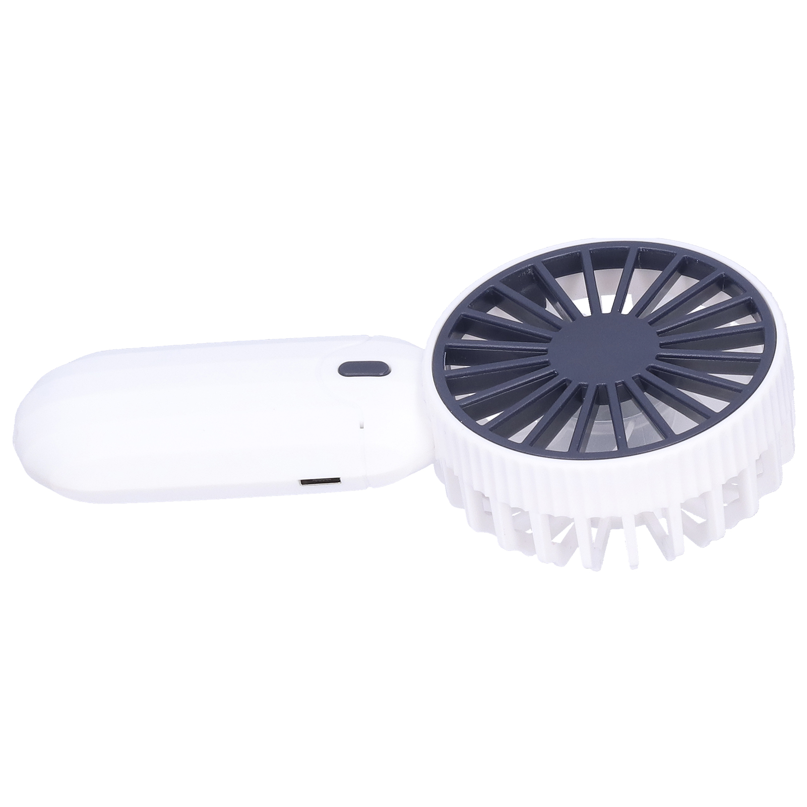 Mini-handventilator Mit 3 Geschwindigkeitsstufen, Usb-anschluss, Für Zuhause, Outdoor, Reisen Und Picknicks, Weiß