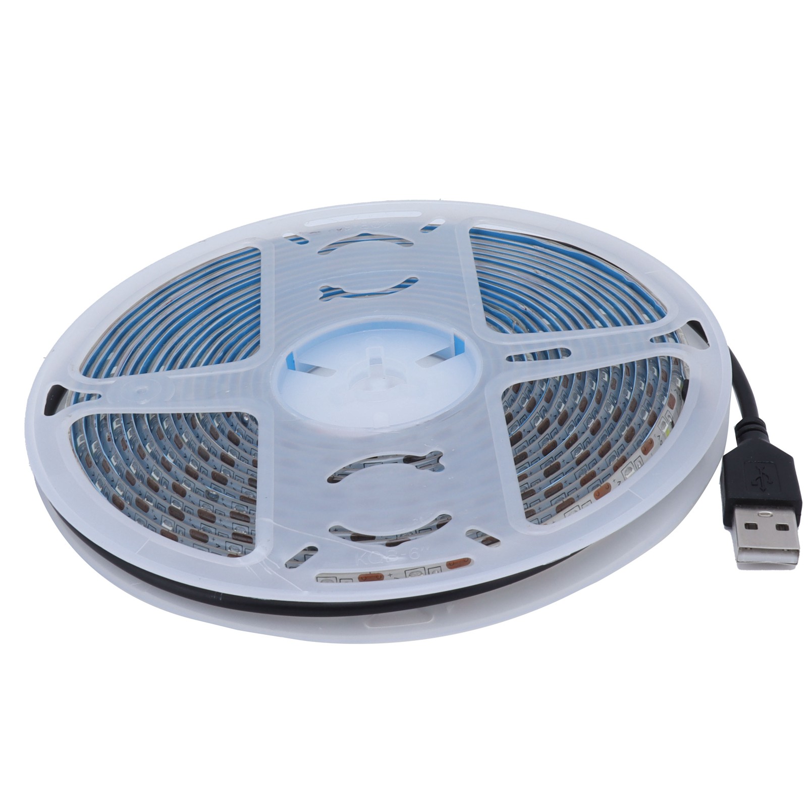 5 M Lange, Wasserdichte Led-streifenleuchte, 15 W, 5 V, Usb-anschluss, Flexibel, Für Die Innendekoration In Einkaufszentren, Reinweißes Licht