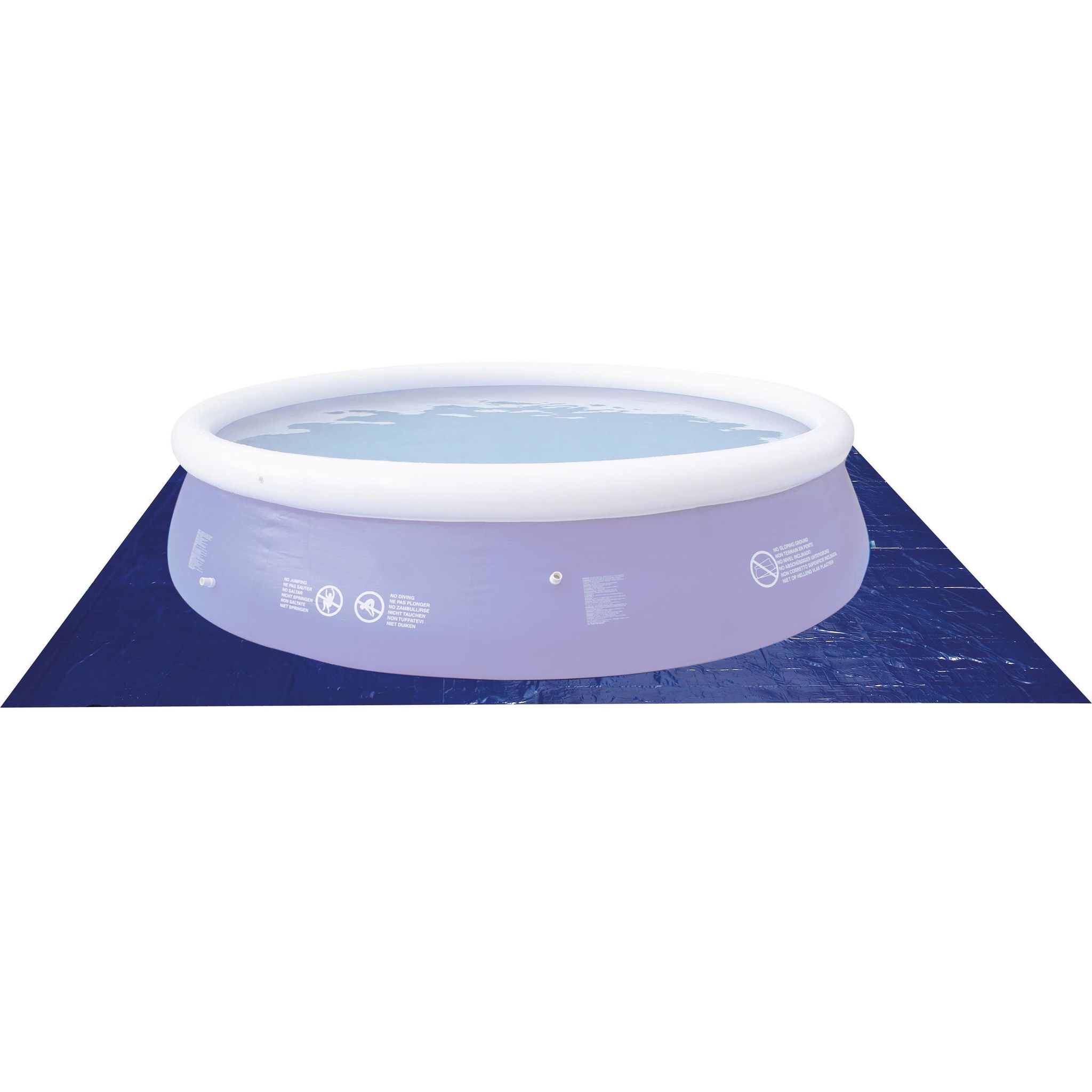 Avenli® Bodenschutzplane / Unterlegfolie 330x330cm Für Pools Bis Zu Ø 300-305cm