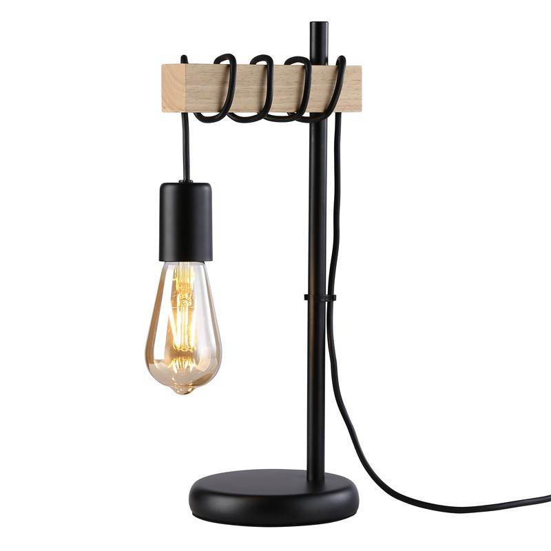 Barcelona Led - Tischlampe Aus Holz 'wooda'.