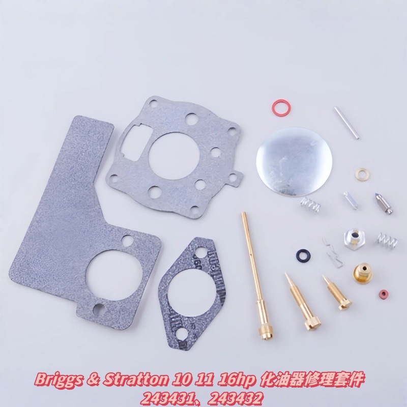 Reparatursatz Für Briggs & Stratton 10, 11 Und 16 Ps Vergaser 243431 Und 243432