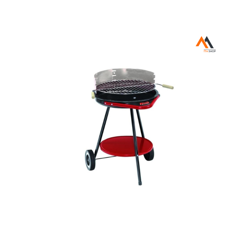 Barbecue Sandrigarden Sg 48 Tondo C/ruote Diametro 48 Cm