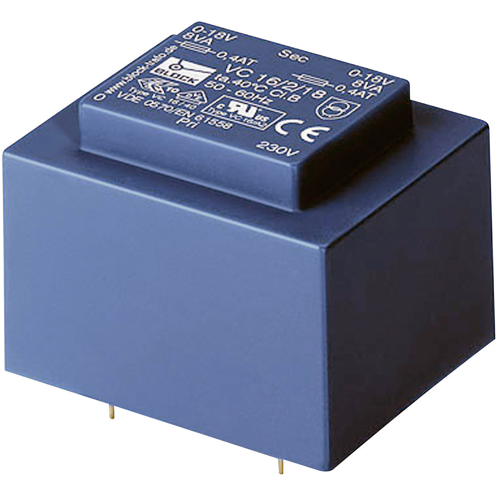 Vc 5,0/1/6 Printtransformator 1 X 230 V 1 X 6 V/ac 5 Va 833 Ma - Block