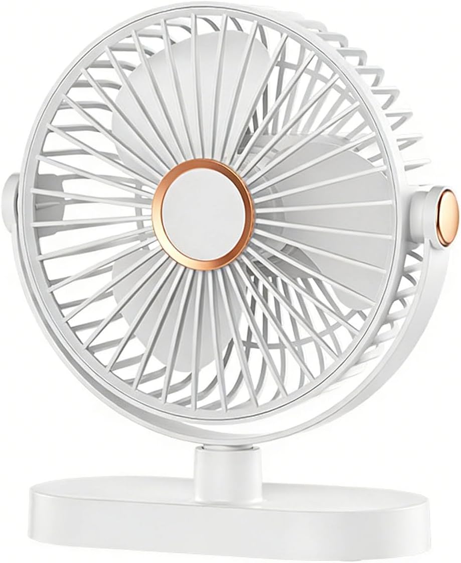 Usb Tischventilator 4000mah Akku Mini Ventilator 720 Grad Drehbar