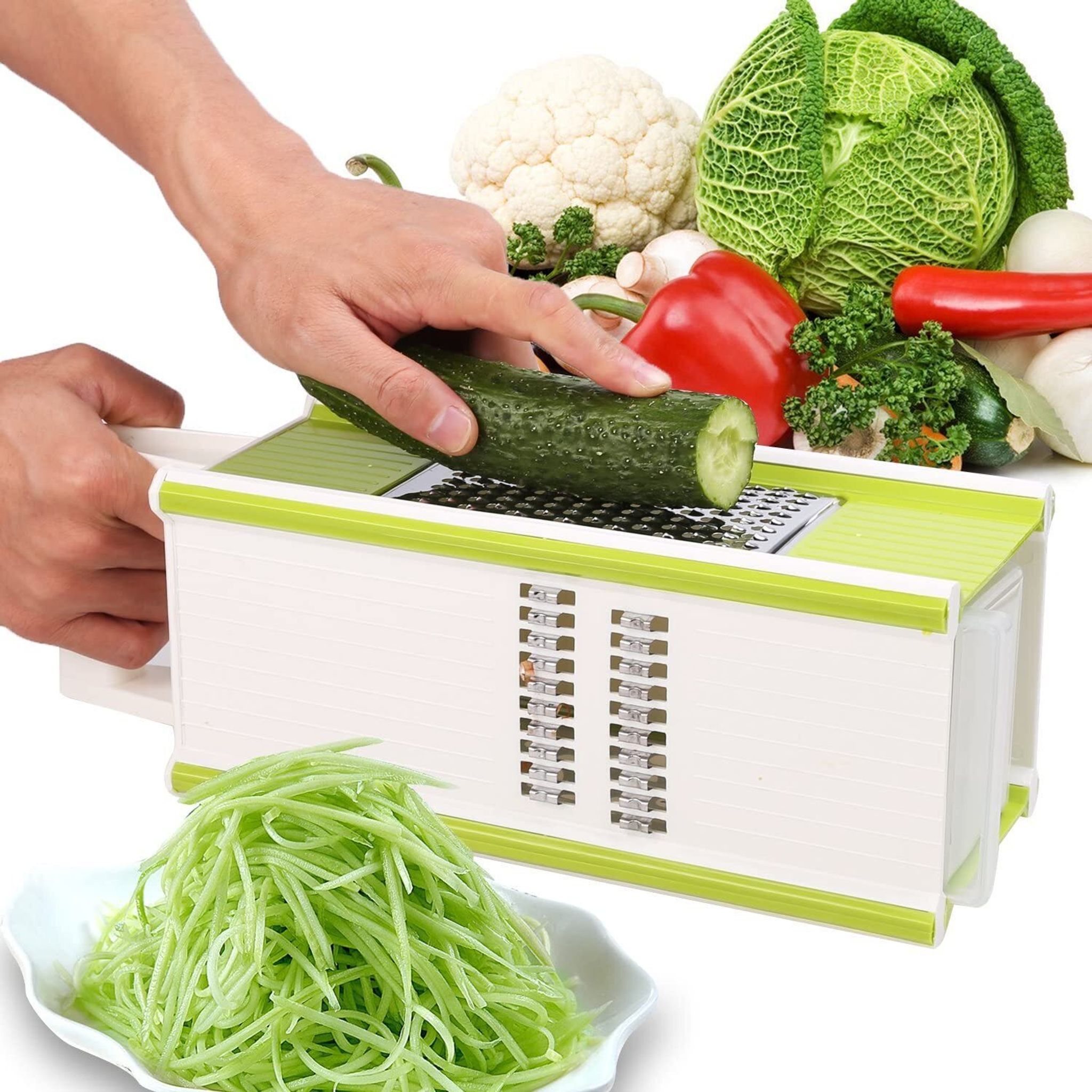 Multifunktions Reibe Mit Behälter Obst Und Gemüsehobel Box