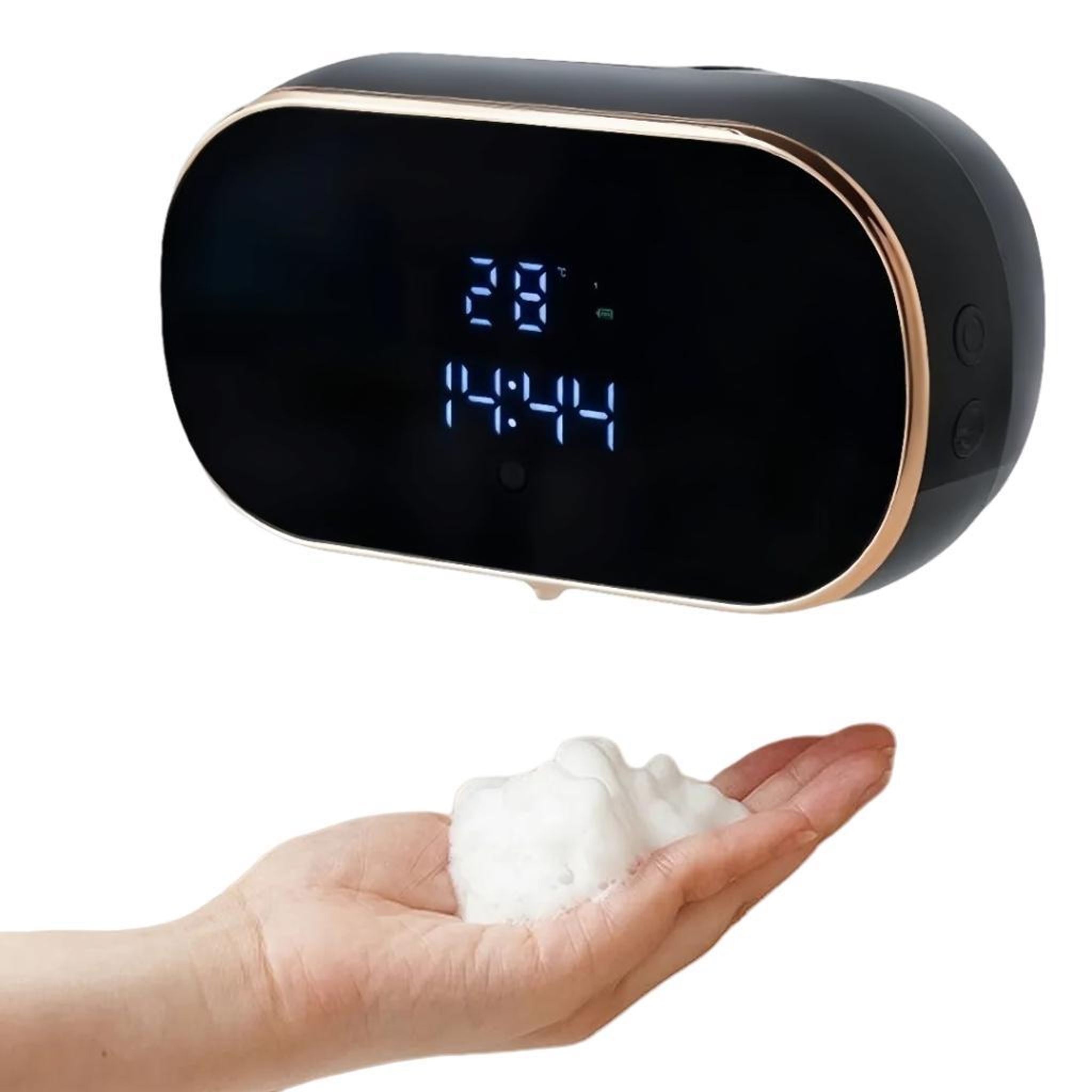Automatischer Schaumseifenspender 3 Stufen Usb Wandmontiert Lcd