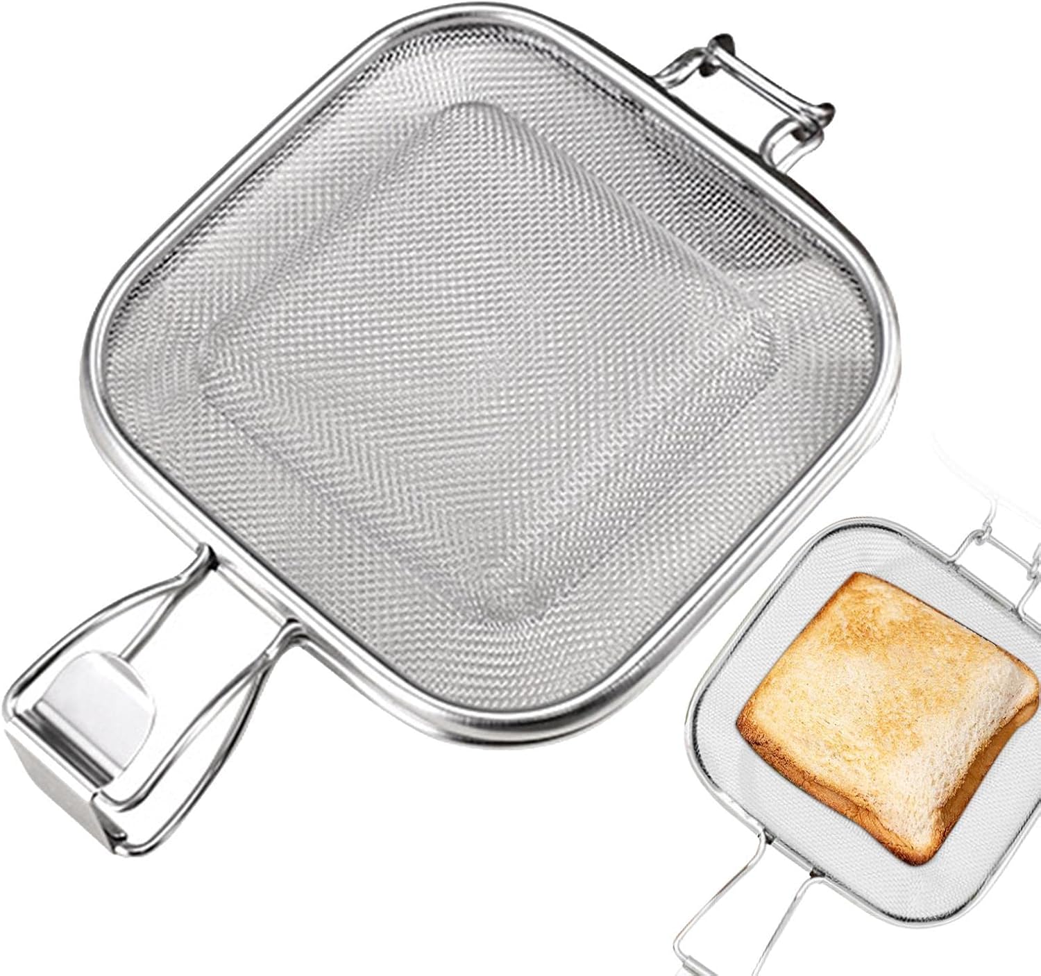 Sandwich Presse Edelstahl Für Toast Panini Ofen Backen