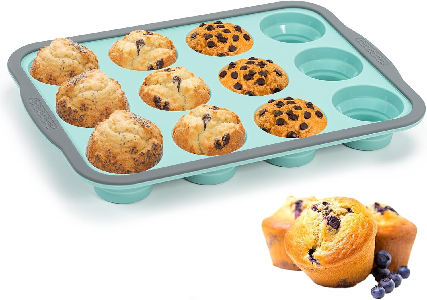 Muffinform Silikon 12 Muffins Mit Metallrahmen